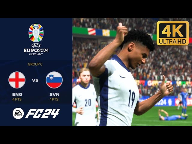 FC 24 - ENGLAND VS SLOVENIA | GROUP STAGE | EUFA EURO 2024 [4K]