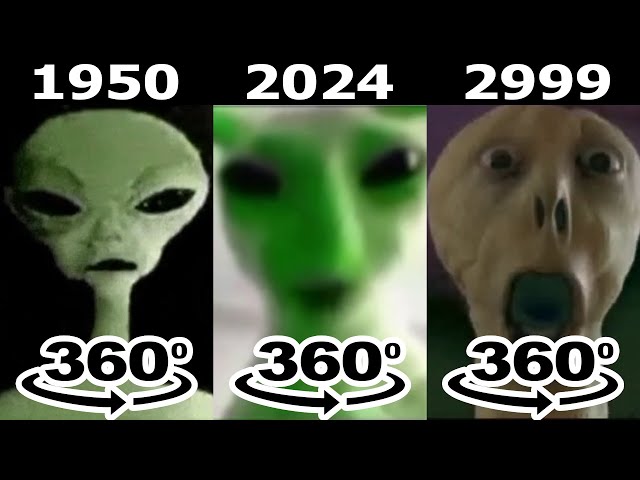 Alien Speaking Meme Evolution 360º