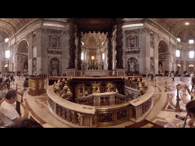 360 video: Basilica Sancti Petri, Rome, Italy