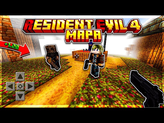 💡 SIMPLEMENTE RESIDENT EVIL 4 EN MINECRAFT PE/BE | MAPA PERSONALIZADO CON ADDONS Y EN ESPAÑOL  🧟