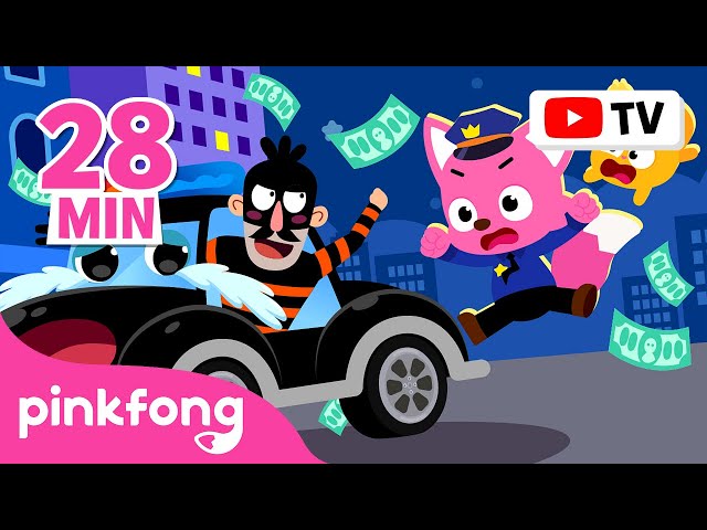 Catch the Thieves with Pinkfong👮‍♂️ | Game Play | Pinkfong the Police | Pinkfong Official