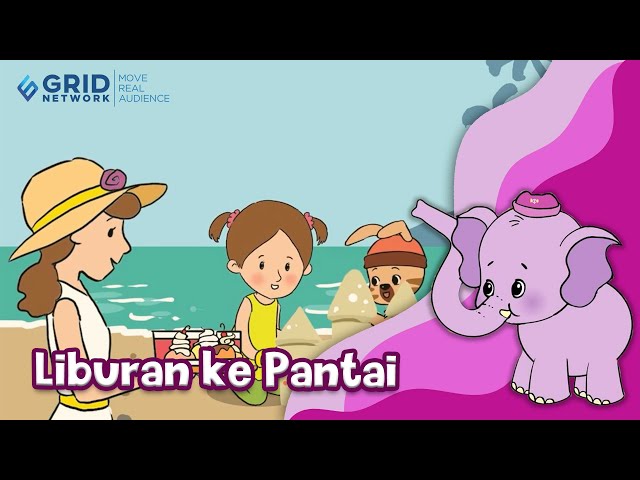 Cerita Anak - Liburan ke Pantai - Bona and Friends - Kartun Anak