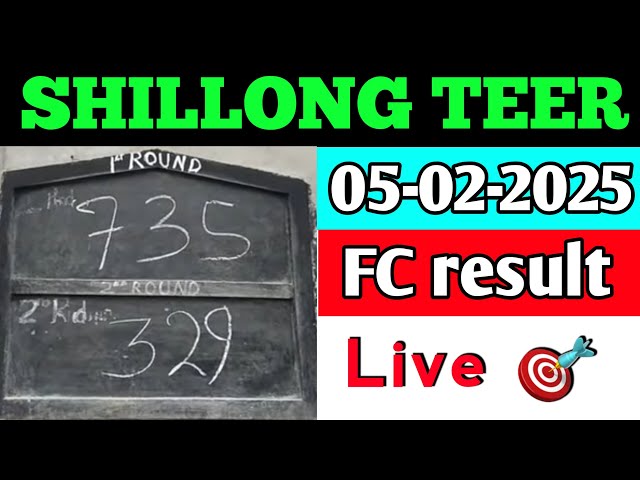 Shillong Teer Live 05-02-2025 | Khasi Hills Archery Sports Institute | Shillong Teer Target