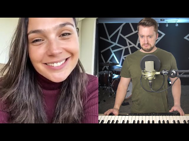 Celebrities singing Imagine to save us all | Musical Analysis