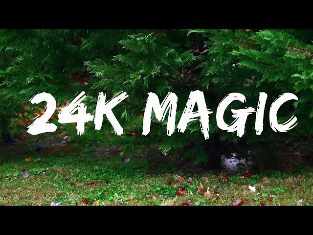 Bruno Mars - 24K Magic (Lyrics)