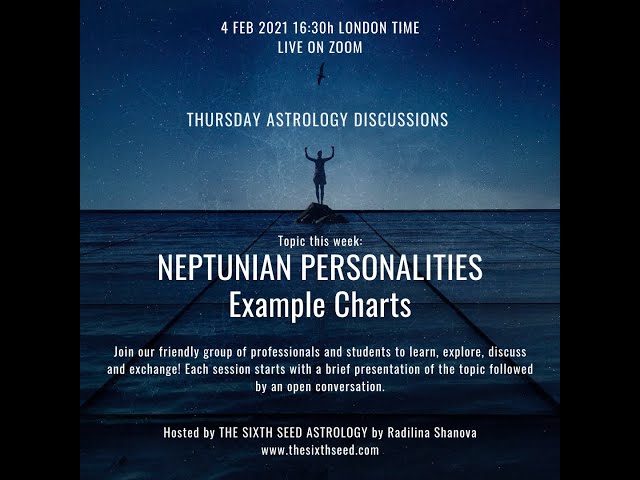 Neptune Dominant Personalities - Charts of Famous People