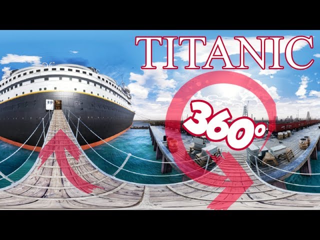 360° VR Experience Inside the TITANIC Part.2 Deck C&D 8K Virtual Tour Panoramas (Honor and Glory)