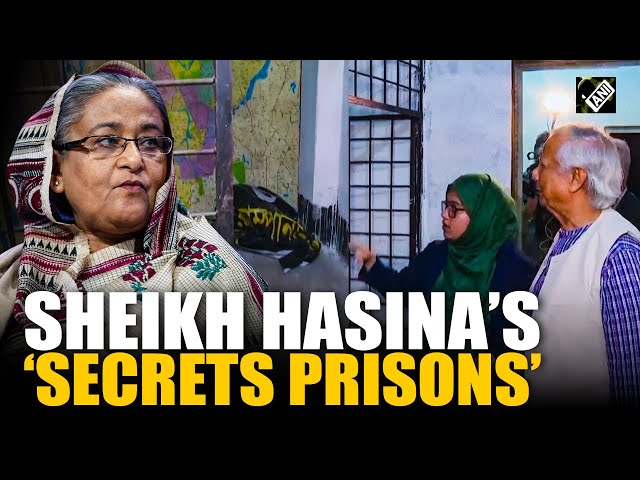 Watch: Md Yunus ‘exposes’ Ex-PM Sheikh Hasina’s ‘secrets prisons’ in Bangladesh’s Dhaka