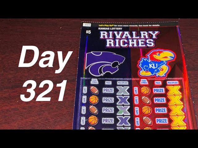 Rivalry Riches #2 - Day 321 of Scratching Lottery Tickets - Kansas Lottery