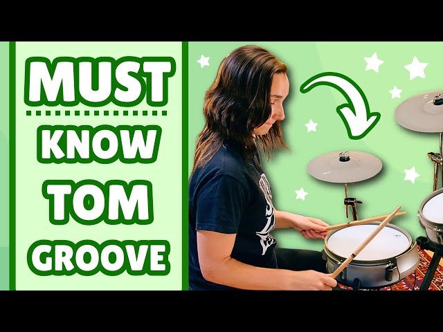 Learn the Ultimate Tom Groove! 😎🥁