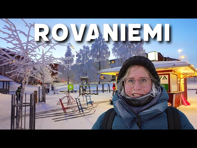 We're in ROVANIEMI and Explore FINLAND's Winter Wonderland at the ARCTIC CIRCLE! 🇫🇮