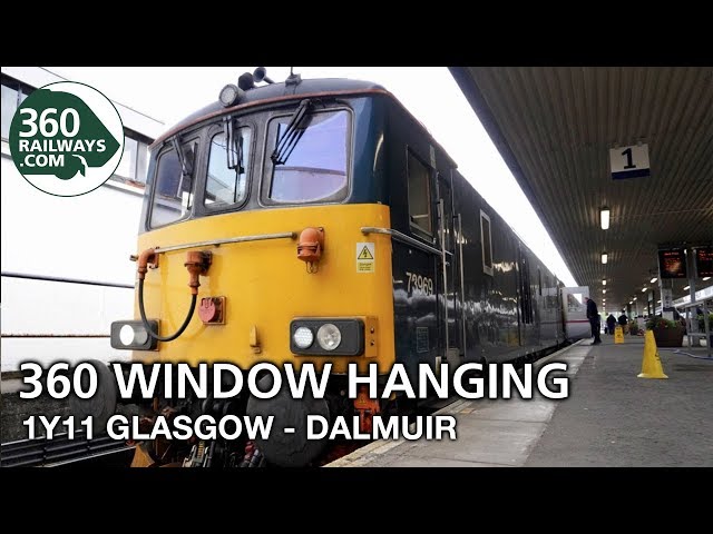 1Y11 Glasgow to Dalmuir Class 73/9 in 360º (View in 4K)