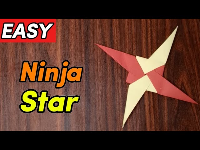 How to make a Paper Ninja Star | Origami | Paper Ninja Star | Ninja Star kaise banate hain