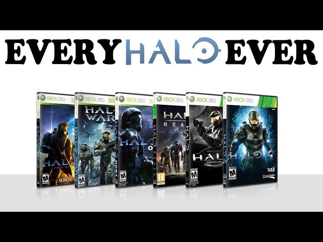 Evolution of Halo Games for XBOX 360 | 2007-2012 (Unboxing + Gameplay)