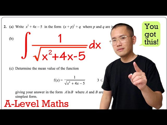 Next time, you can solve this type of integral on the A-Level Further Maths Exam