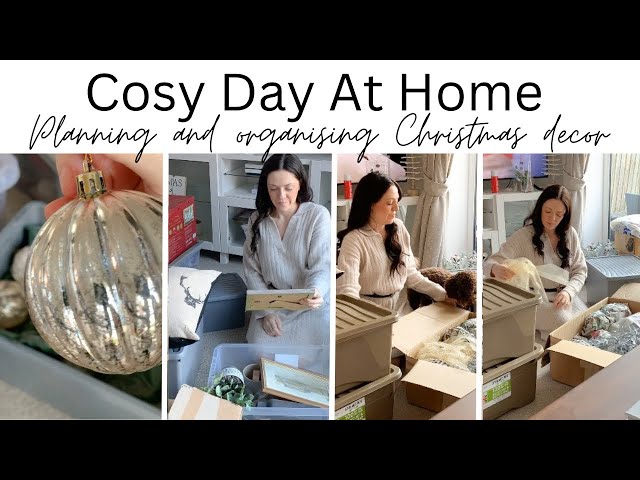 Organising & Decluttering Christmas Decor 2022 | Christmas Decorations 2022 | Cosy At Home Vlog