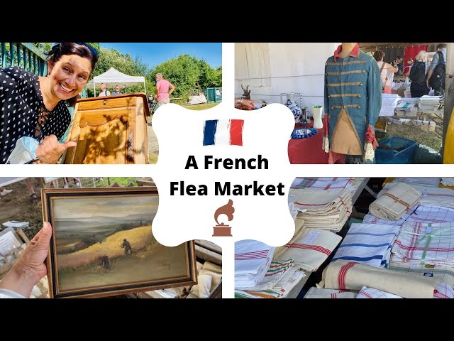 My French Flea Market Haul! (BETH IN FRANCE 🇫🇷 )