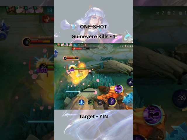 Guinevere One-shot kills, Target - Yin || MLBB - Mobile Legends 2025 Game