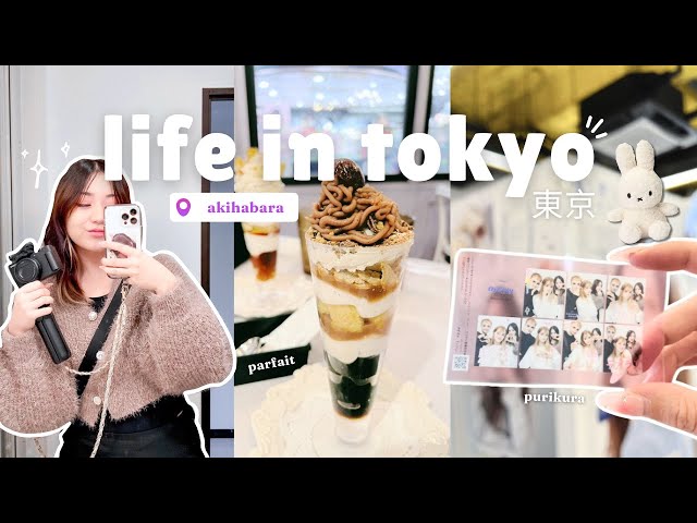 life in tokyo 🇯🇵 exploring akihabara, purikura, gachas, shopping for anime & games | japan diaries