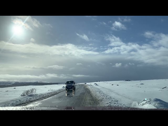 Driving out of Gullfoss [ Iceland ]