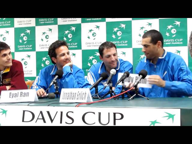 Israel Davis Cup press conference with Andy Ram, Jonathan Erlich and Eyal Ran part 2