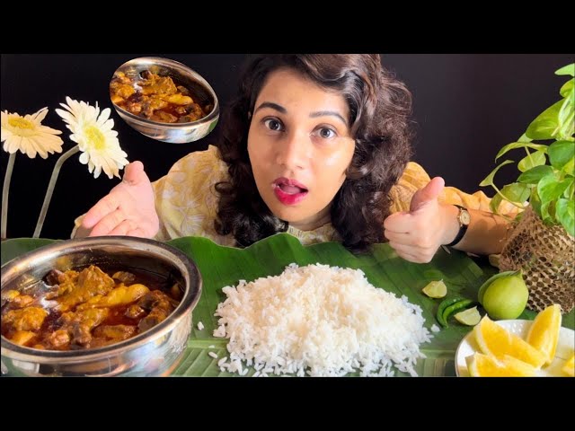 EATING SHOW | MUTTON KOSHA | RICE, ASMR EATING SPICY MUTTON CURRY | MUKBANG