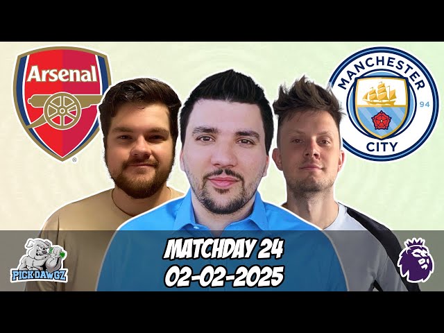 Arsenal vs. Man. City EPL Free Picks 2/2/2024 PickDawgz On the Pitch | EPL Football Picks