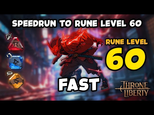 How I reached Rune level 60 in just 1 week...