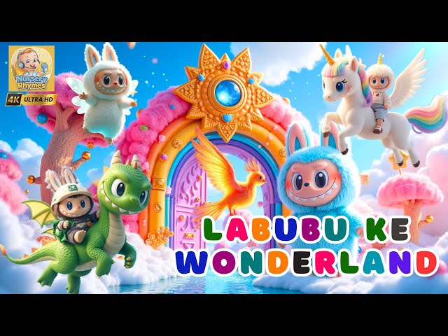 Labubu ke Wonderland - Nursery Rhymes | Lagu Anak Indonesia | Lagu Labubu Bahasa Indonesia #LABUBU