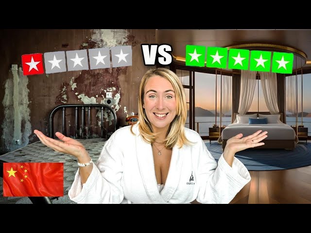 Living in CHEAP Vs LUXURY Hotel Rooms in China! 🇨🇳 (中文字幕)