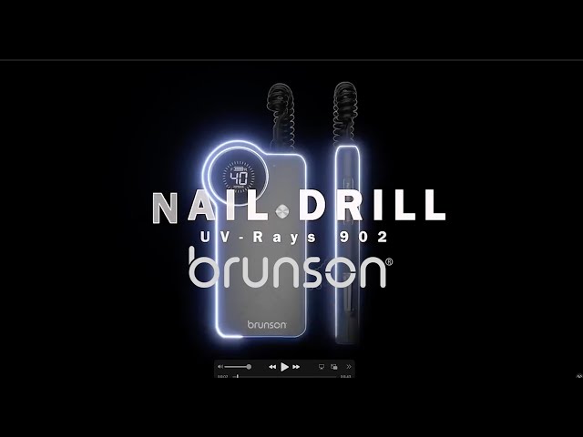 Our New Brunson Nail Drill with 40,000 RPM ready to rock your world 🤭🌎😊