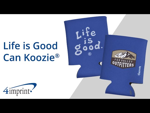 Life Is Good Can Koozie® - Custom Koozie® by 4imprint