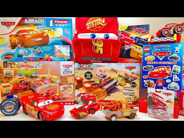 Disney Pixar Cars Unboxing Review | Lightning McQueen Drag Racing | Mechanic Shop and Launcher