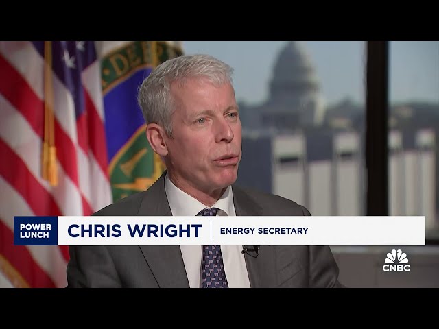 US Energy Sec. Chris Wright on natural gas reduction, nuclear energy and more