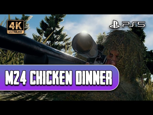 M24 Chicken Dinner - PUBG Gameplay (PS5 PS4 XBOX)