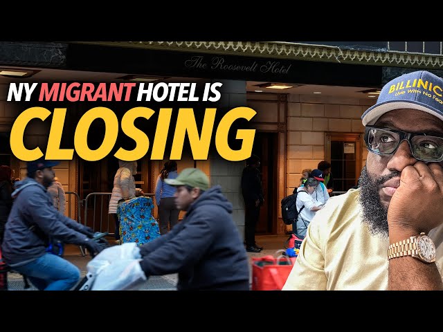 "We're Closing It For Good..." New York Roosevelt Hotel Used To House Illegal Migrants Shutting Down