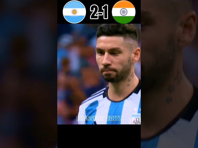 India vs Argentina FIFA World Cup Imajinary | Penalty shootout Highlights #sunilchhetri  vs #ronaldo