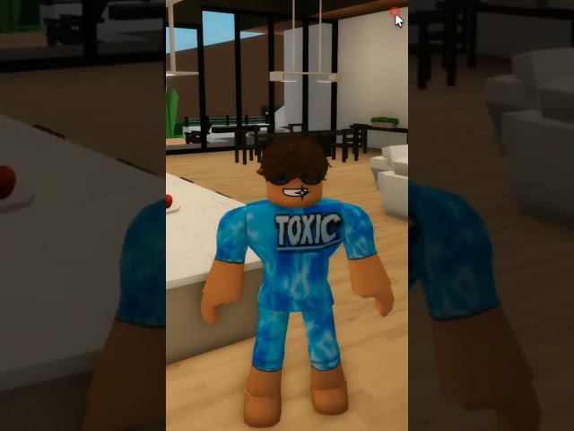 I ROBBED YouTuber In Brookhaven RP! 🏡 #roblox #shorts