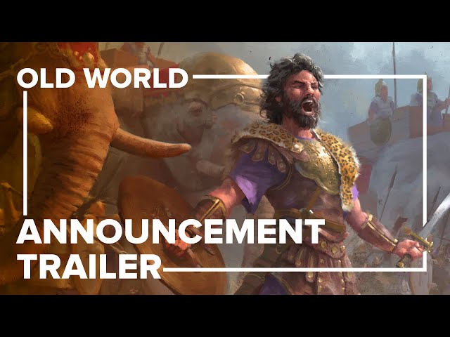 Old World - Announcement Trailer | 4X Turn-Based Strategy Game