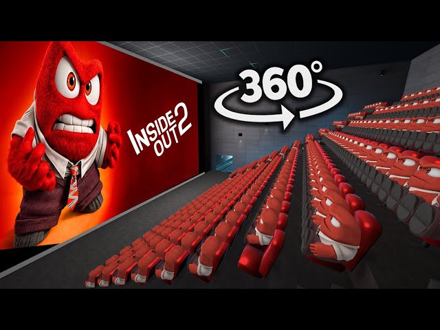 Inside Out 2 360° - CINEMA HALL | VR/360° Experience [ANGER EDITION]