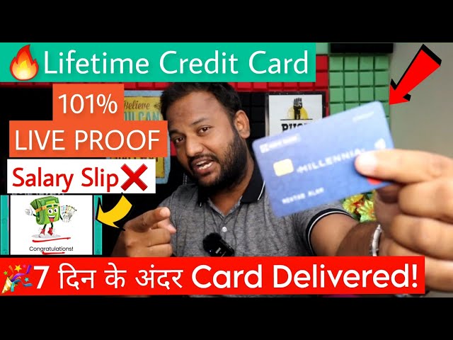 😱सभी के लिए HDFC Credit Card - 📍LIVE without Salary Slip & Income Proof Lifetime Free Credit Card