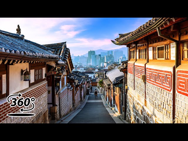 [4K] Bukchon Hanok Village Walking Tour l 360° VR Korea l Creatrip