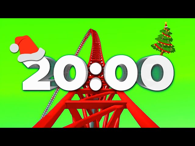 20 Minute Timer (CHRISTMAS COASTER) 🎢🎄