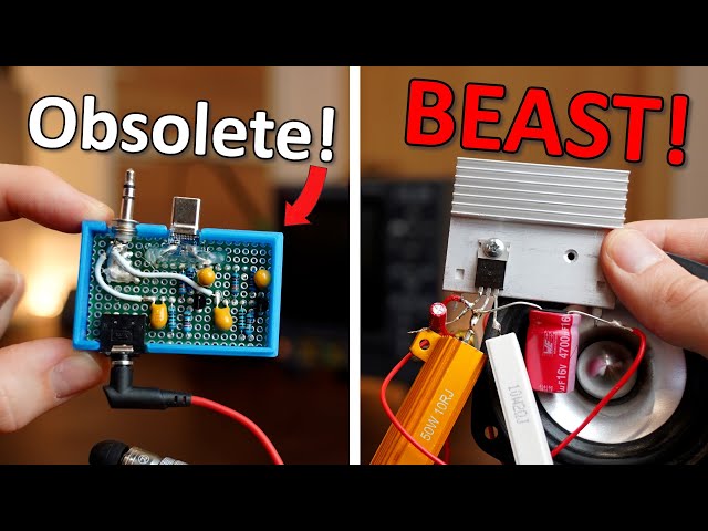 The World's Simplest Audio Amp just got BETTER?! (MOSFET Amp) EB#61