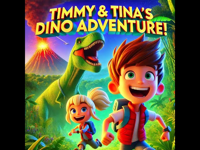 Timmy & Tina’s EPIC Dino Adventure! | Fun Kids Dinosaur Storytime #kids, #animation, #learning,