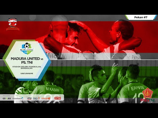 Cuplikan Pertandingan Liga 1 Madura United  vs PS TNI 19 Mei 2017