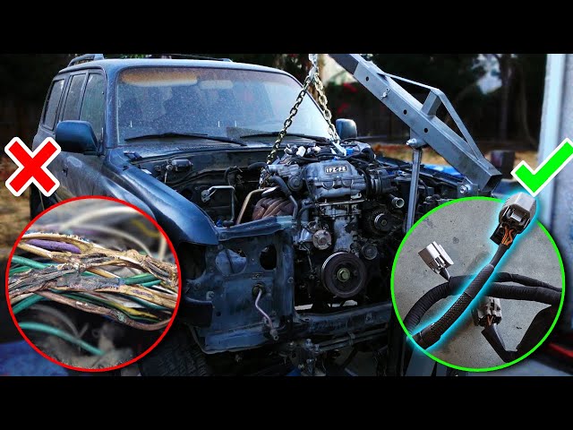 Restoring My OLD Wiring Harness and Making it Look NEW! | 80 Series Land Cruiser