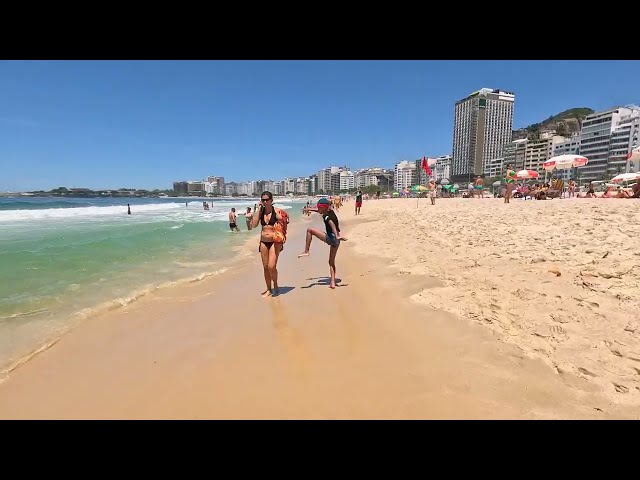 😮 WATCH NOW: The Ultimate IPANEMA Beach Walk | BRAZIL 2024 4K