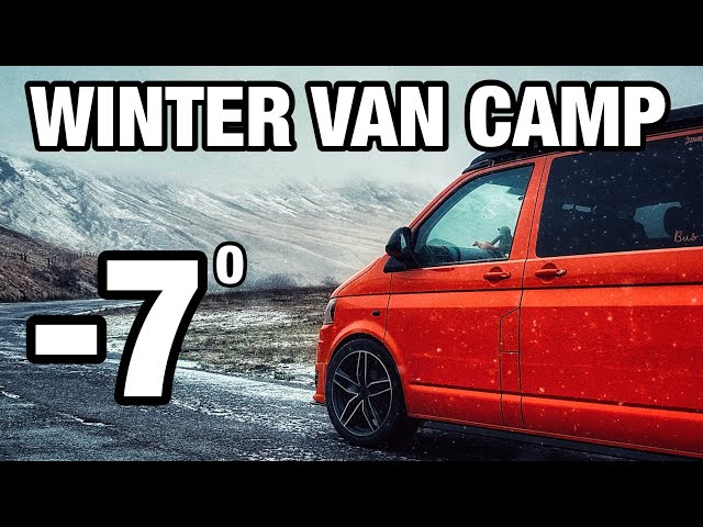 VAN LIFE UK: VAN CAMPING in SUB ZERO TEMPERATURES