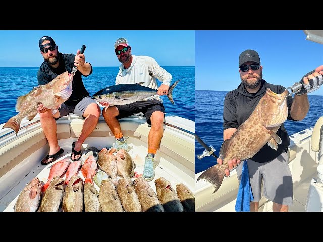 You Can Catch Red Snapper, Tuna, And Grouper Like This! First Red Snapper Trip for 2024!